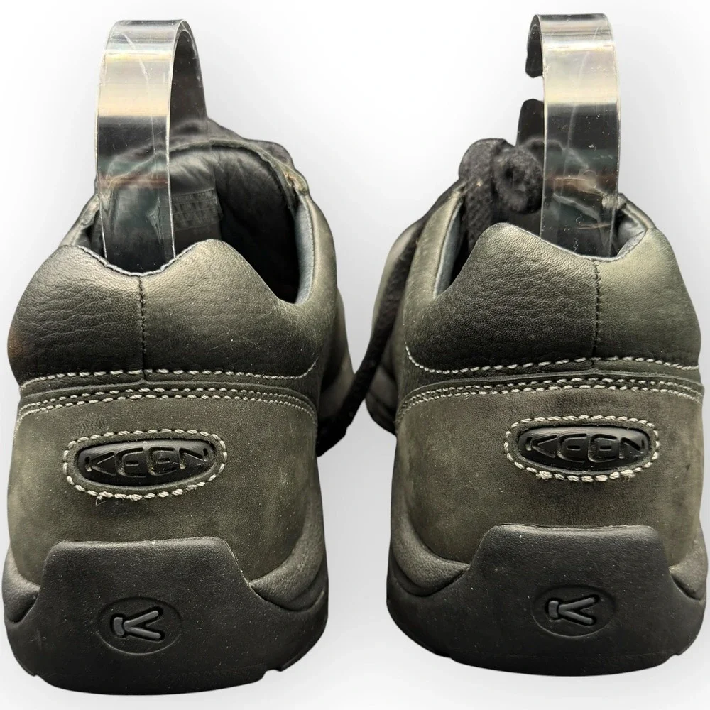 Keen Black Leather work Shoes 11.5 Anti-Slip Oil Resistant Non-marking Chunky